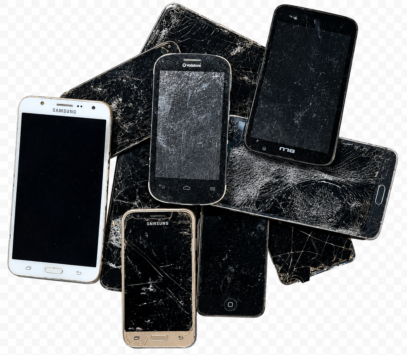 Smartphone zonder batterij